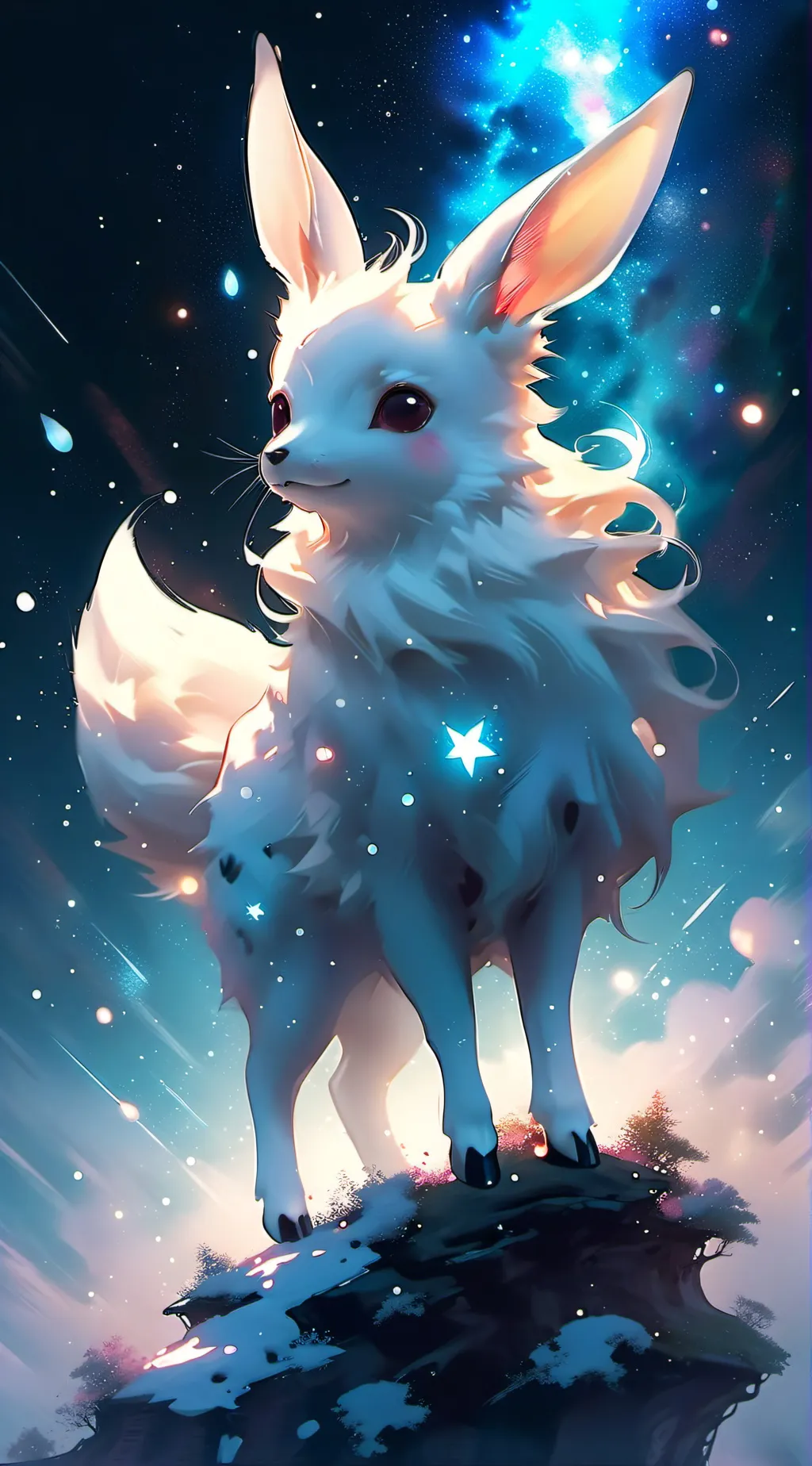 ai character: Cloud boi  background