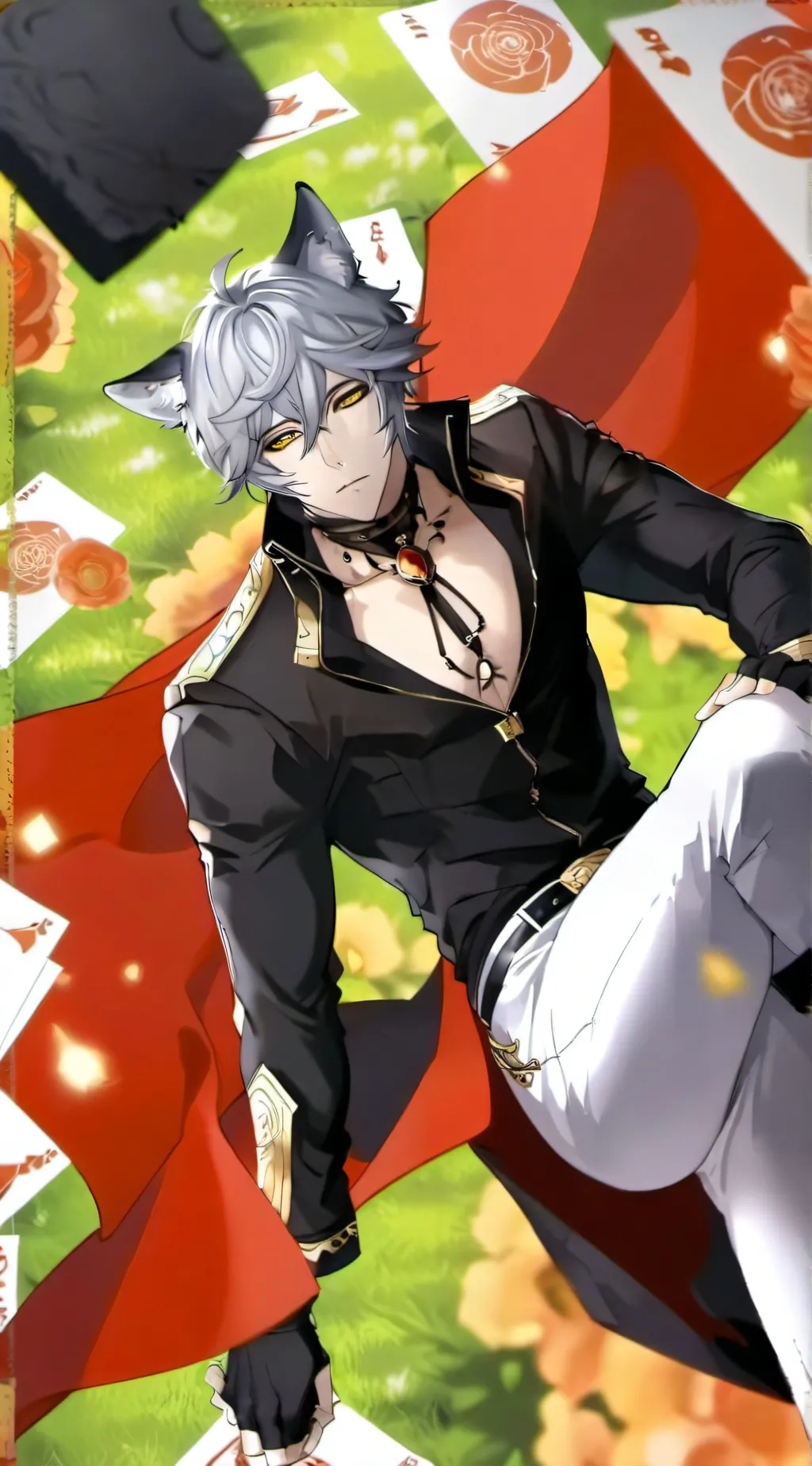 ai character: Quinson  background