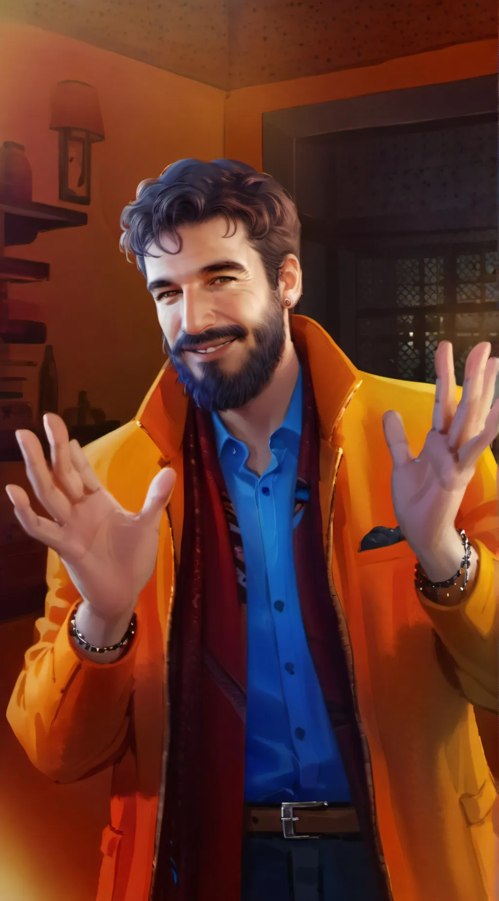 ai character: d background