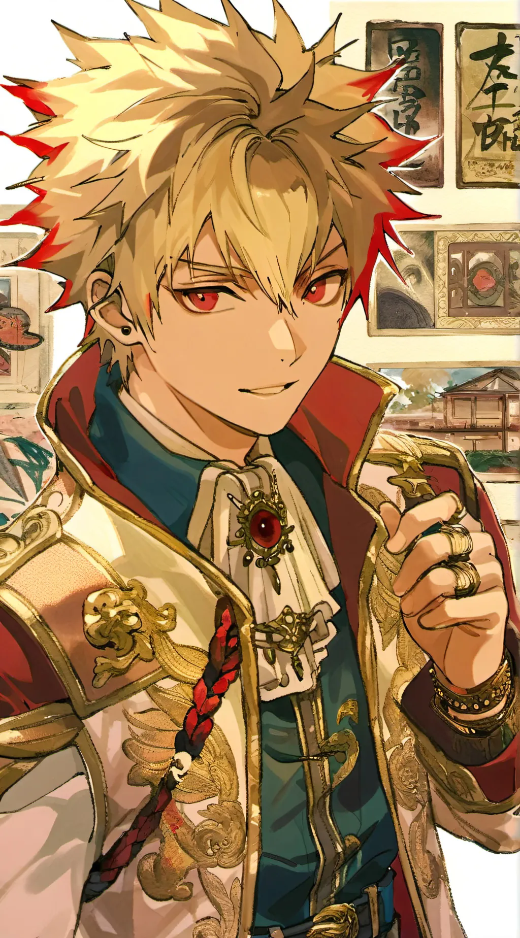 ai character: Bakutodo♥︎ background