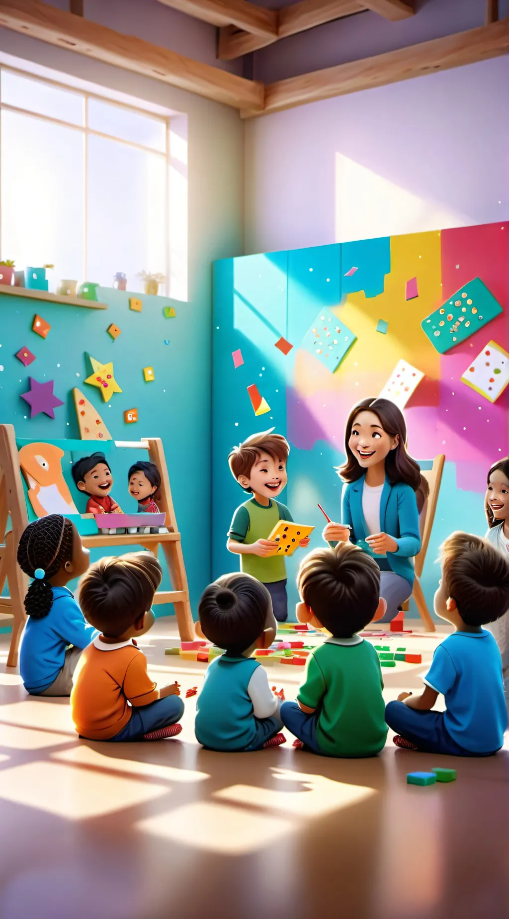 ai character: Daycare  background