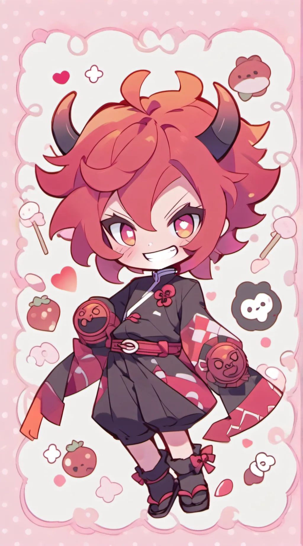 ai character: Alastors baby 🍼 background