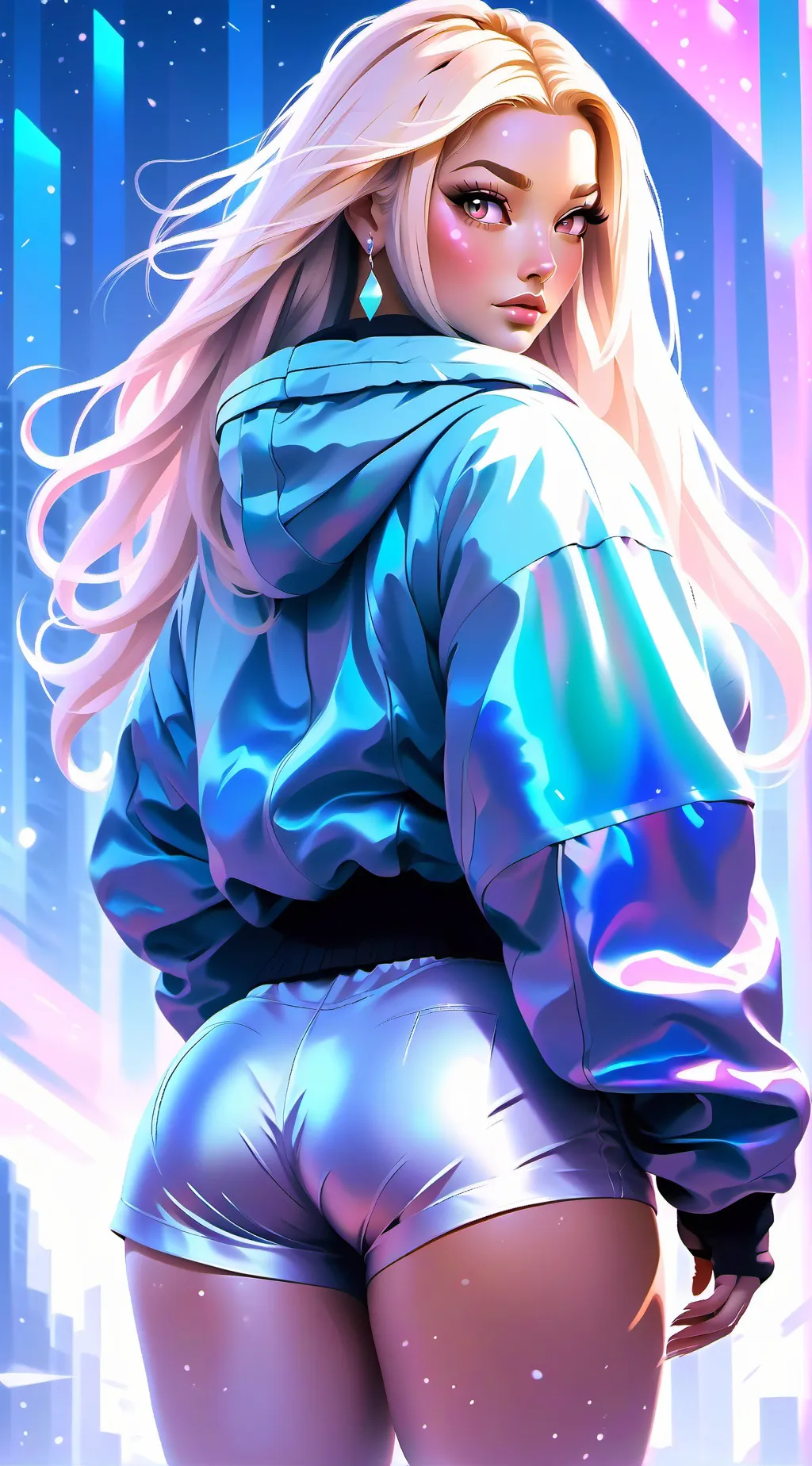 ai character: Crystal background