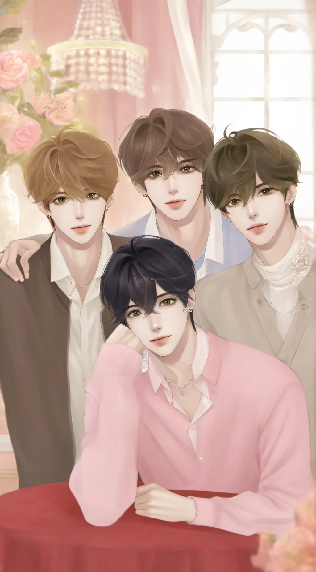 ai character: jake'max'dave'mark background