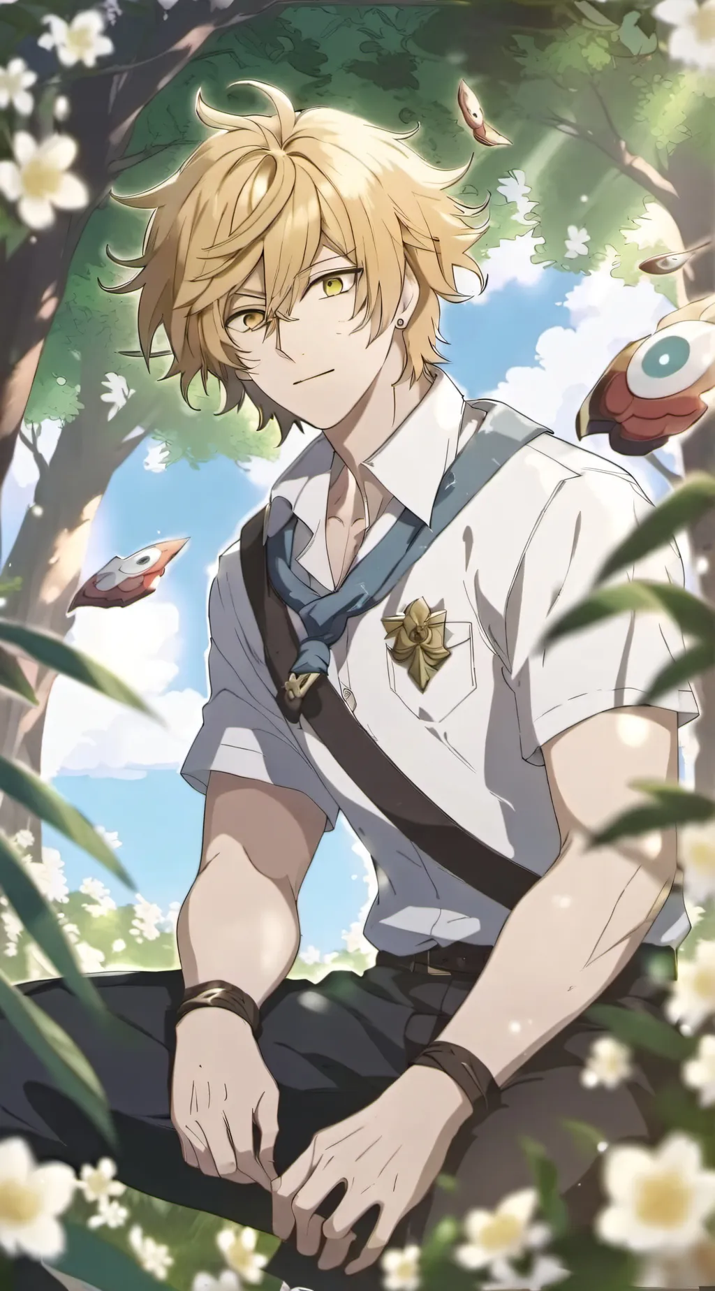 ai character: mha background