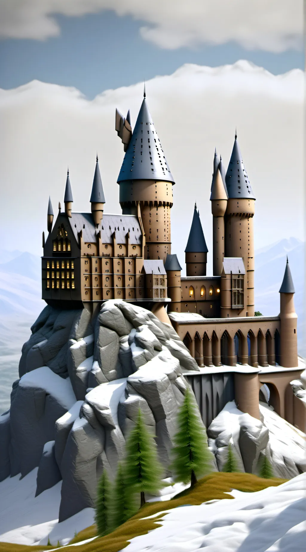 ai character: Hogwarts background