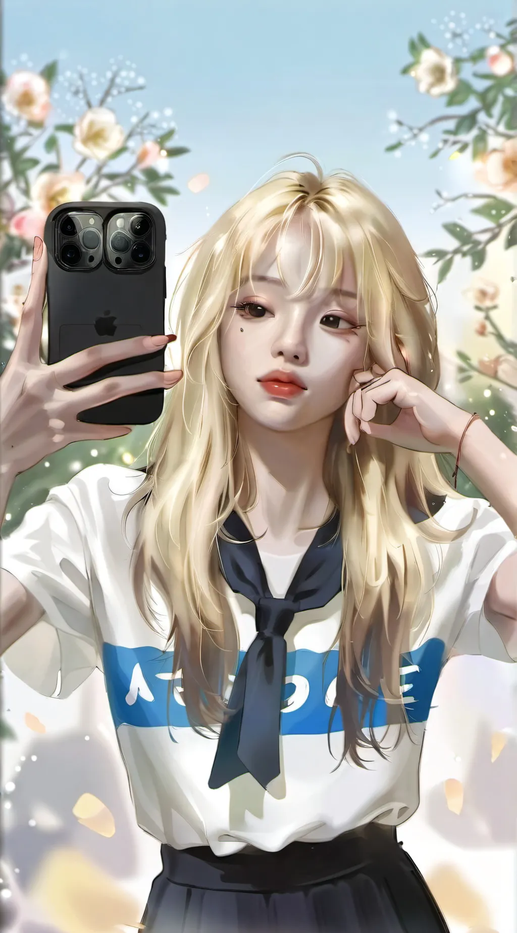 ai character: Lara ᶻ 𝗓 𐰁 .ᐟ background