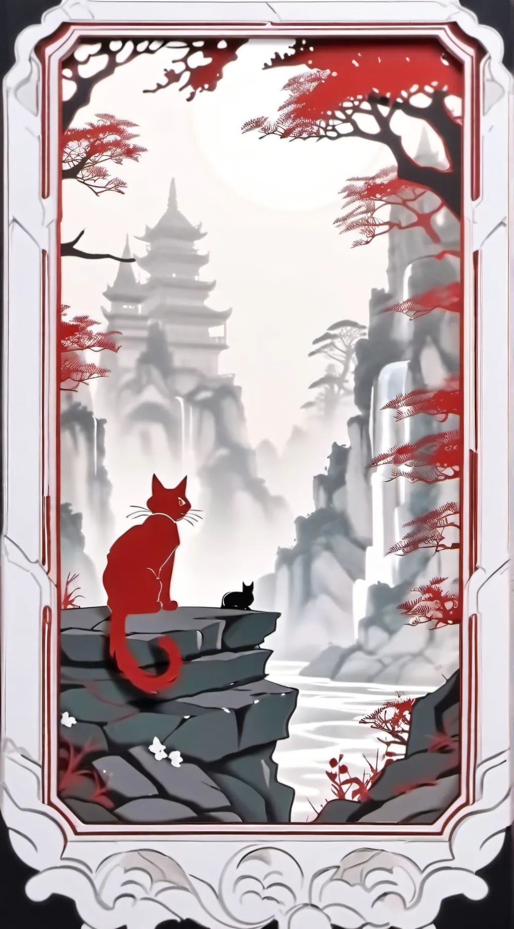 ai character: Alastor Cat background