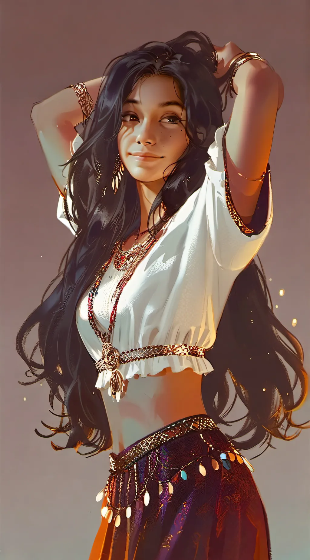 ai character: Ziva background