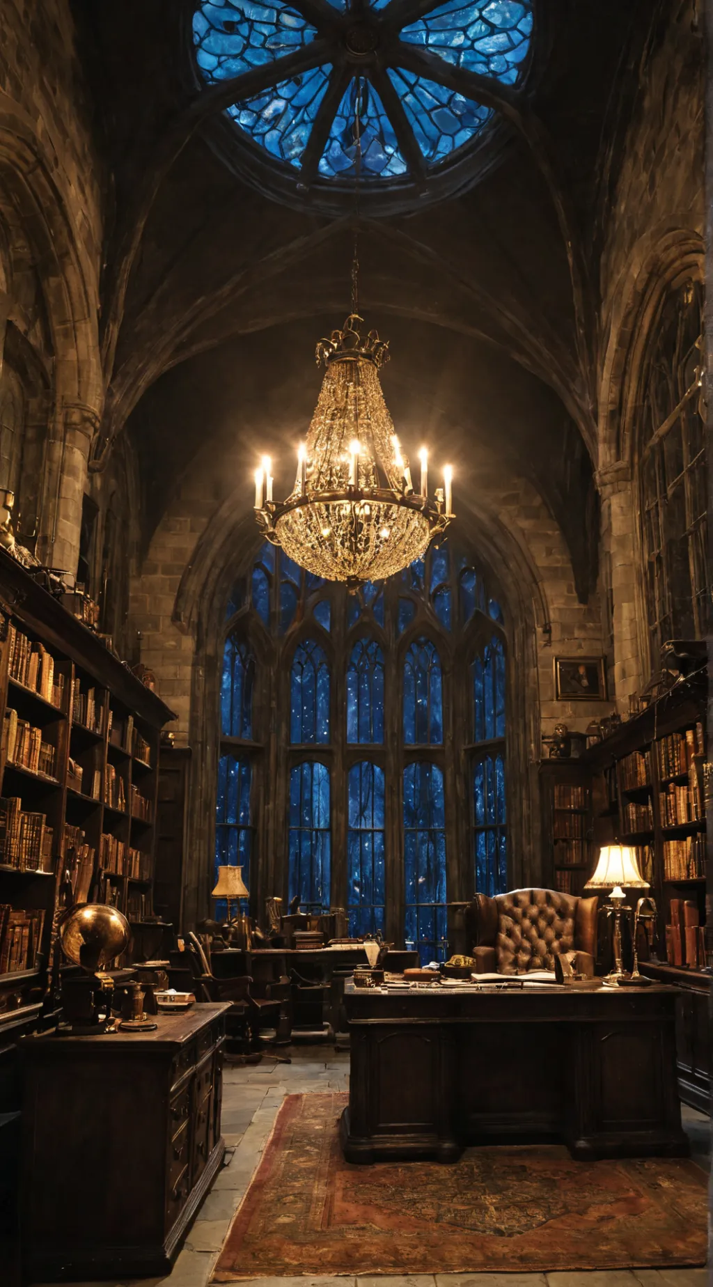 ai character: Hogwarts background