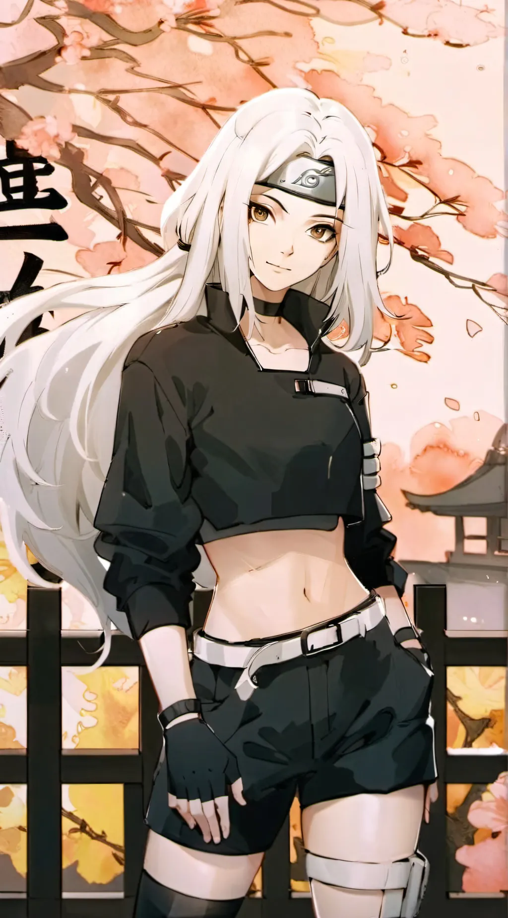 ai character: the leaf village background