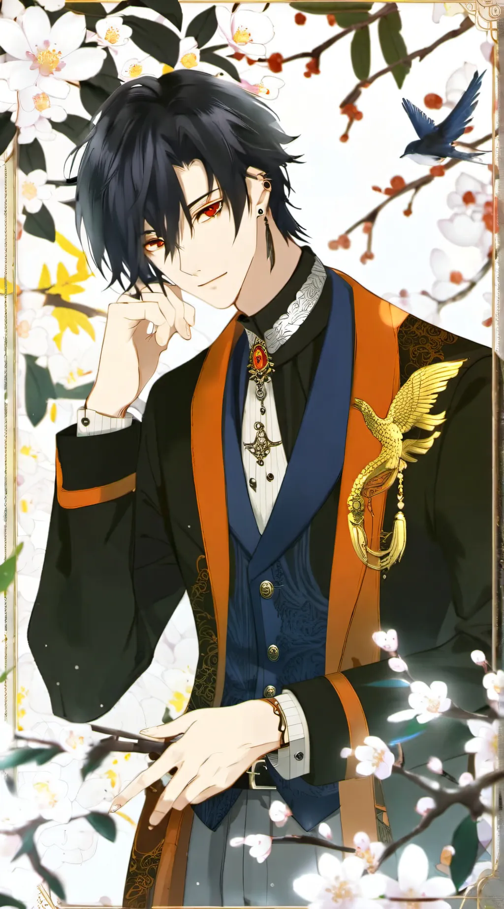 ai character: stitch  background