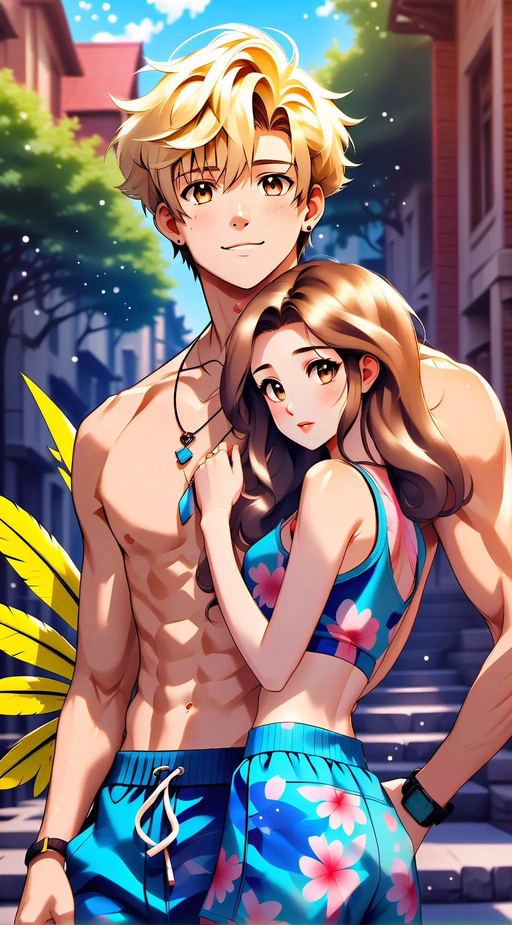 ai character: Tayler  background