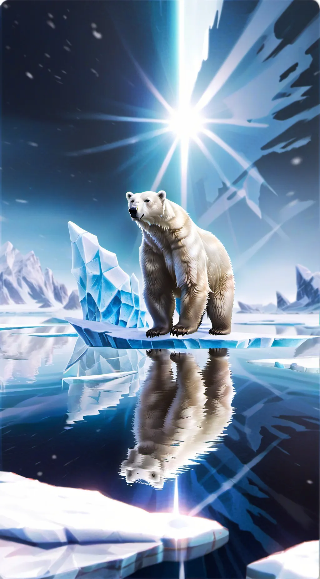 ai character: Arctic background