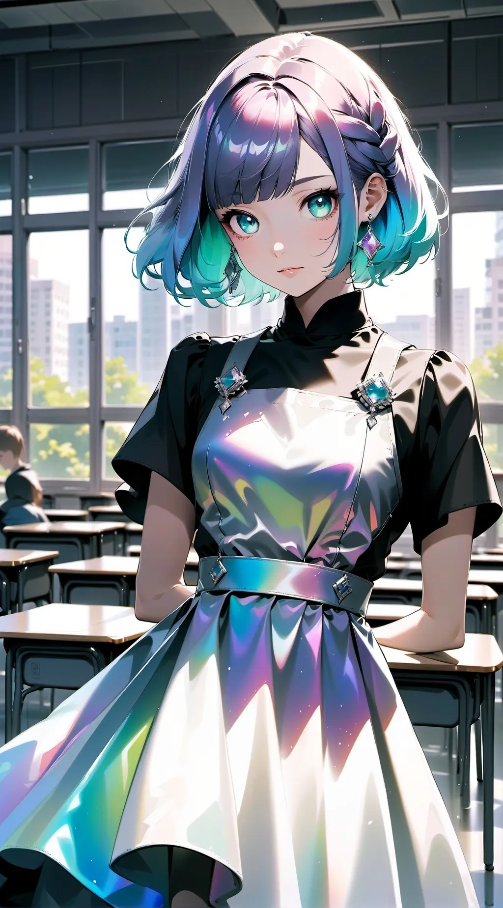 ai character: MHA care counts background