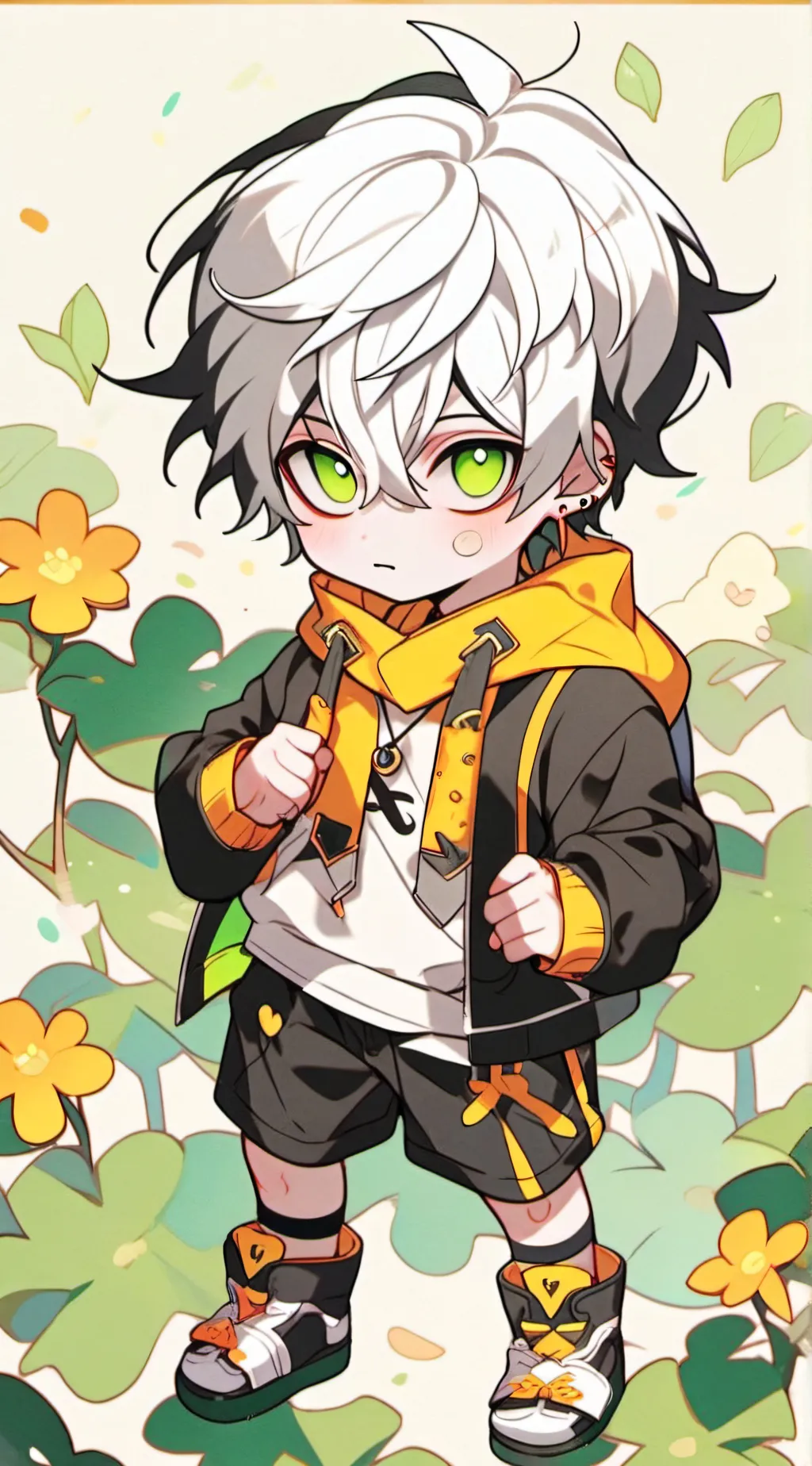 ai character: Sakura  background