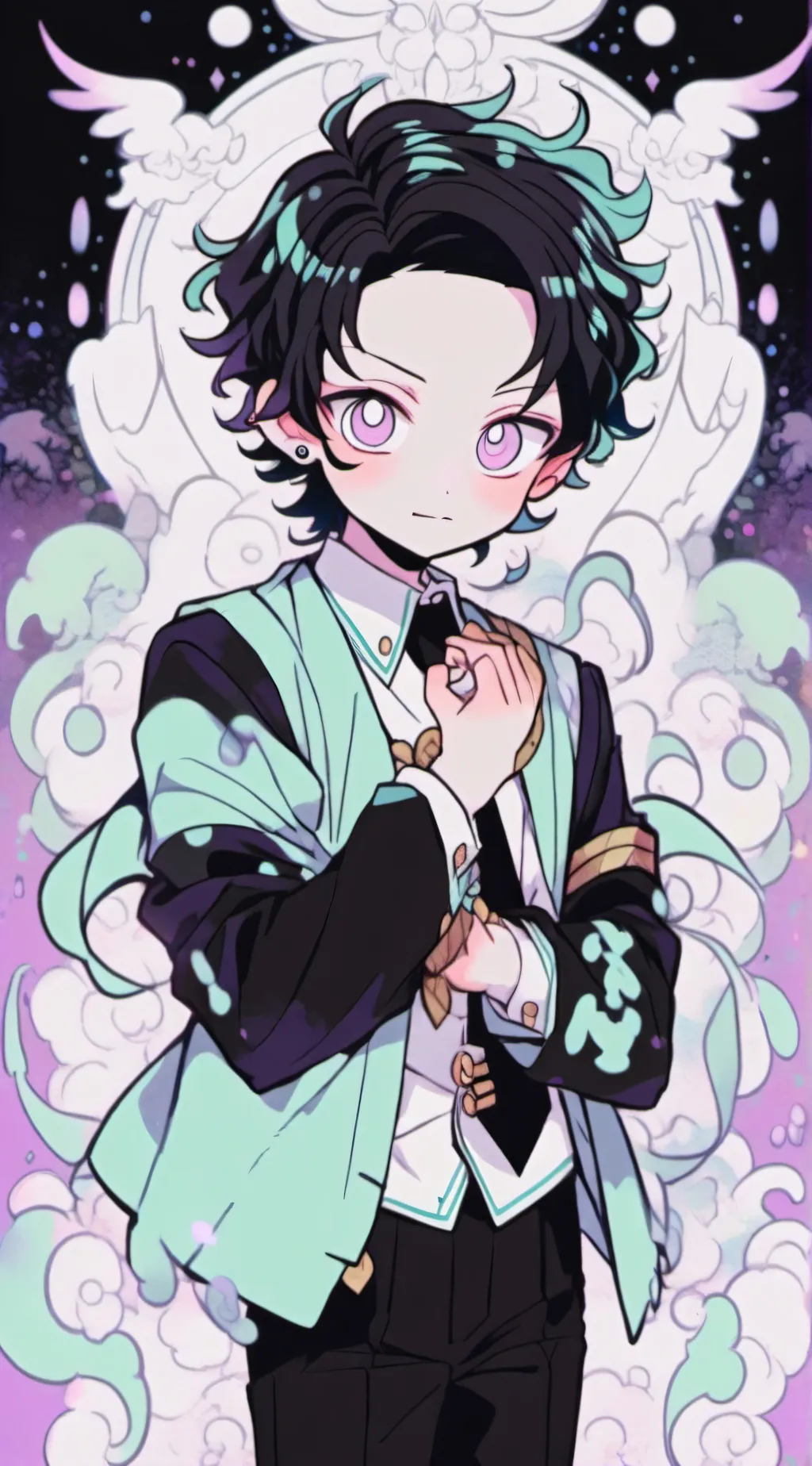 ai character: muichiro tokito background