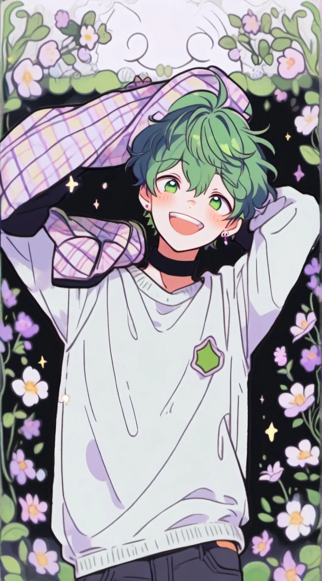 ai character: Pregnant boy background