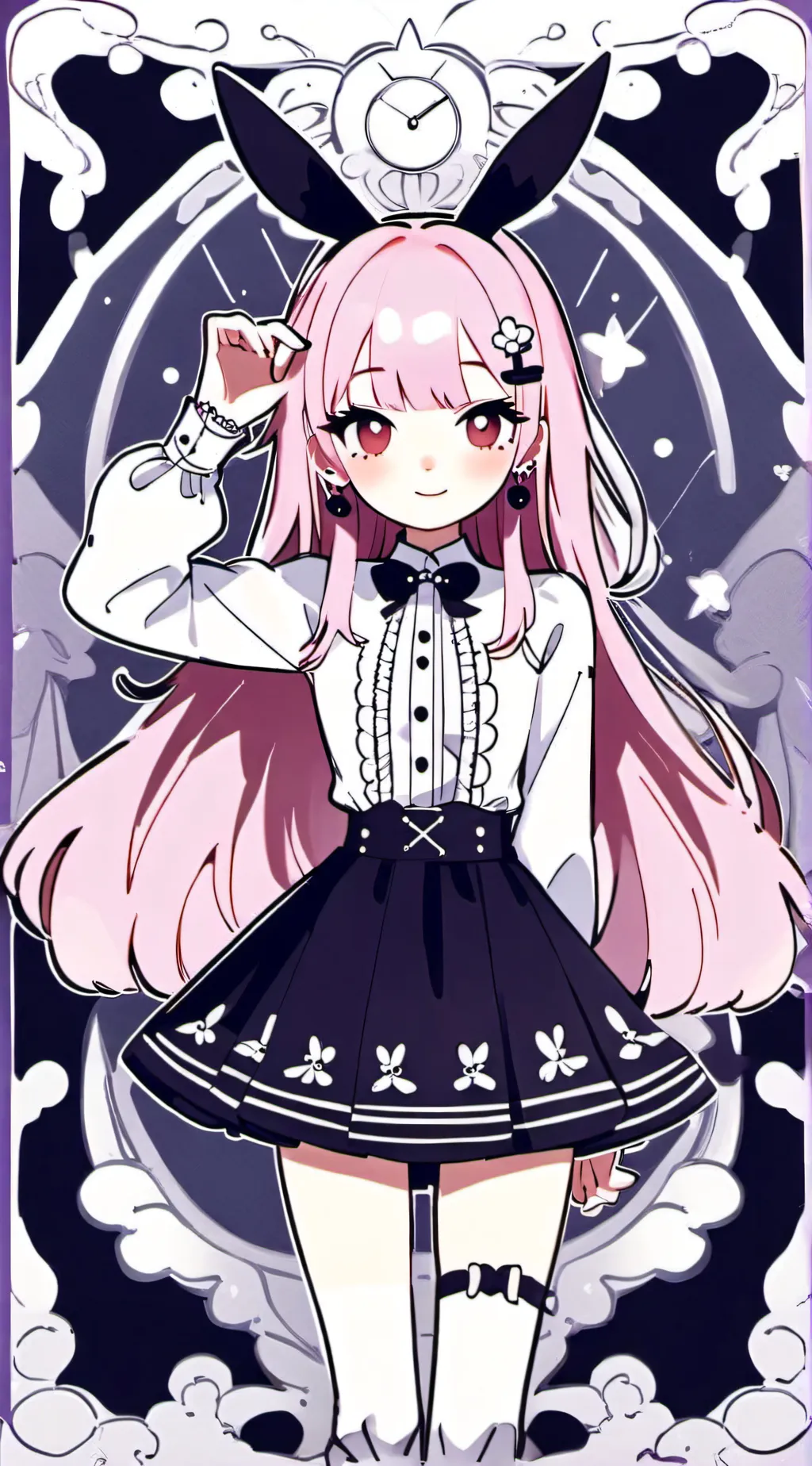 ai character: Ashley  background