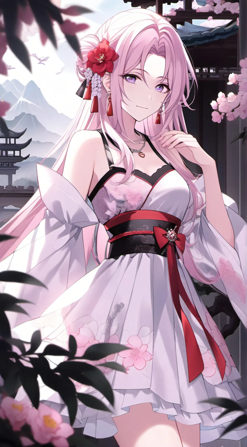 ai character: 百里蝶 background