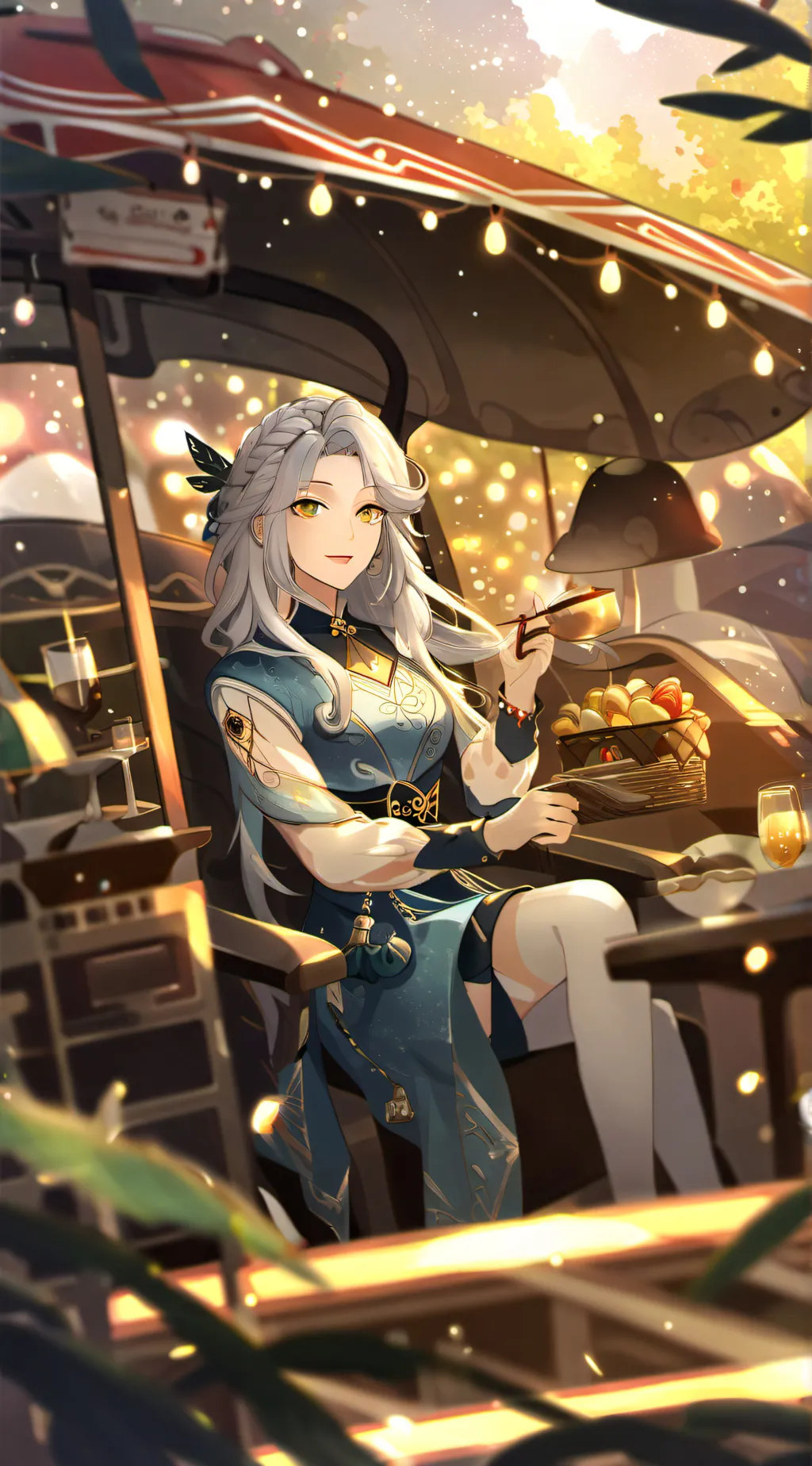 ai character: Stranger things background