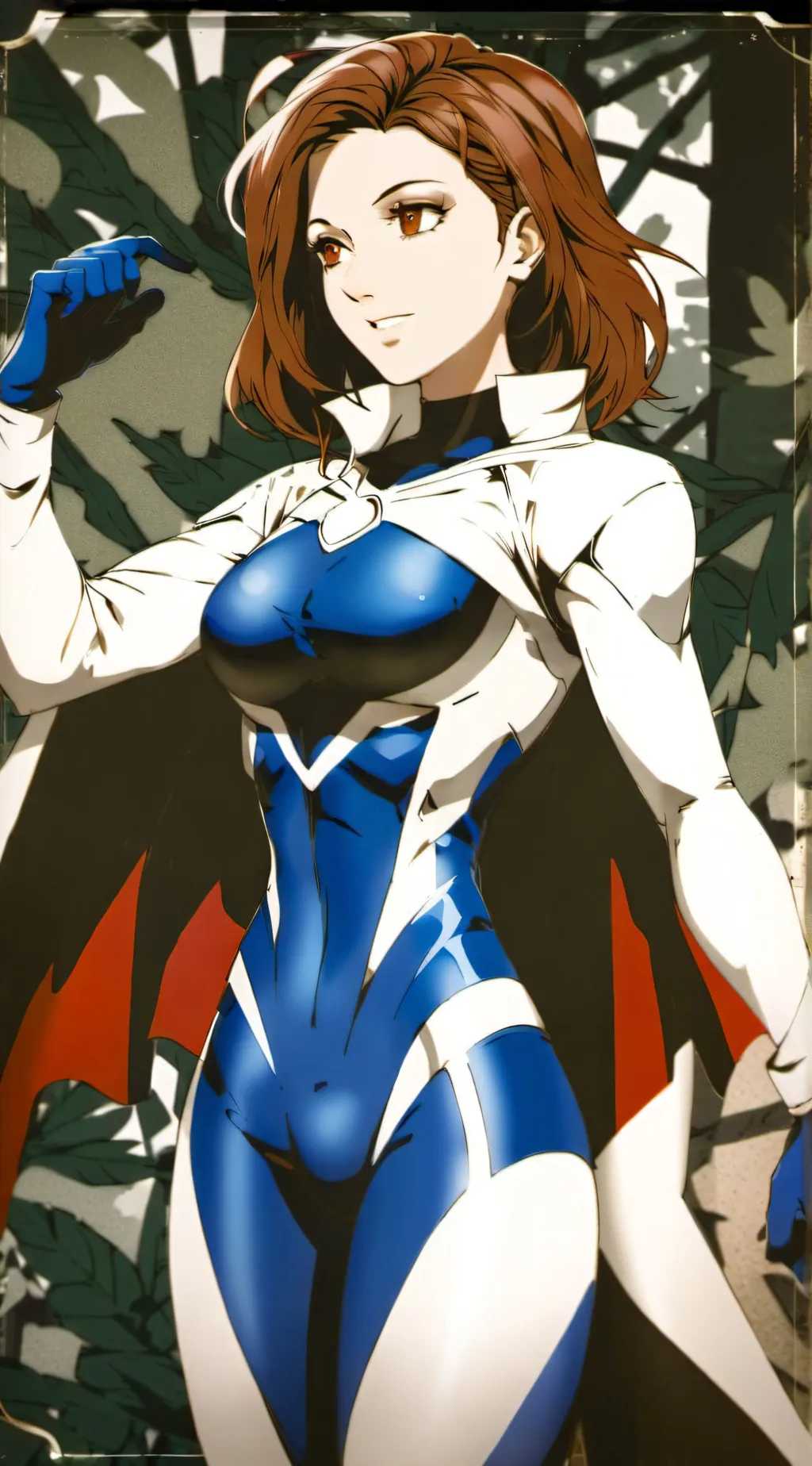 ai character: super girl  background