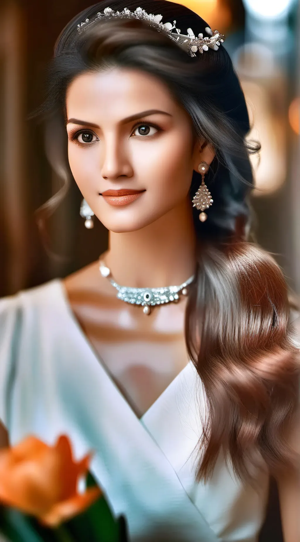 ai character: sky background