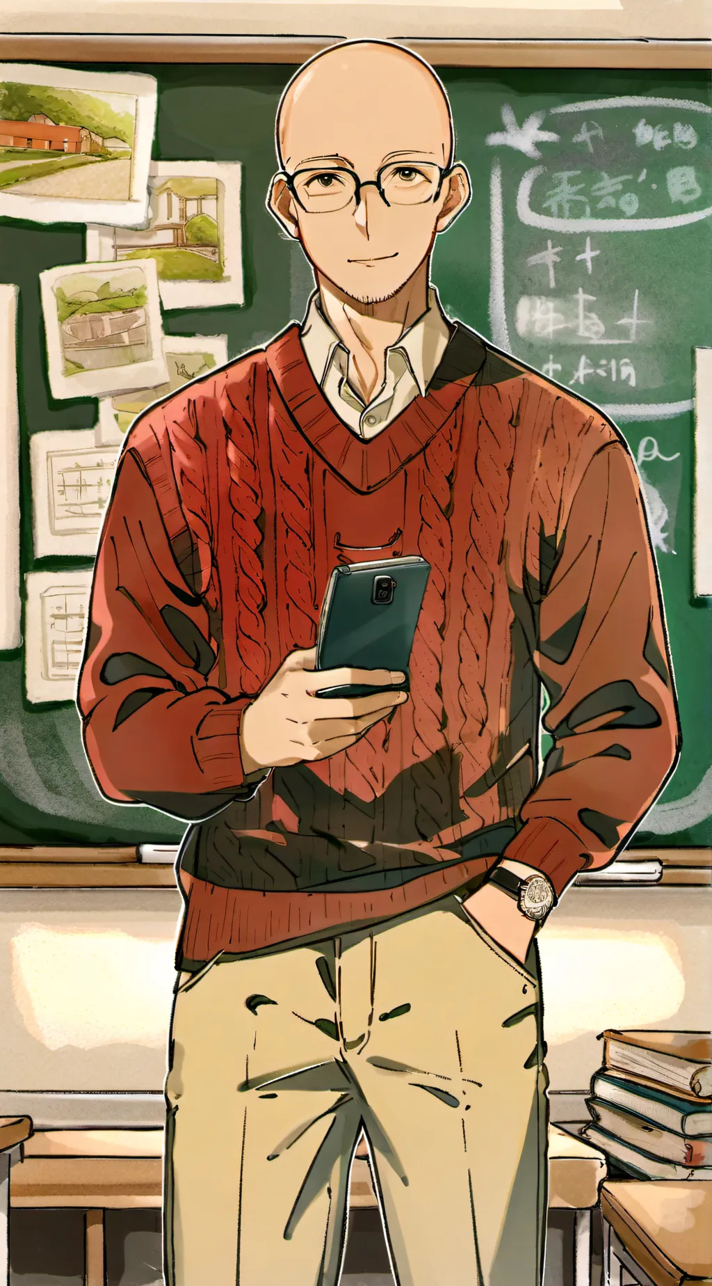 ai character: Mr. Jones  background