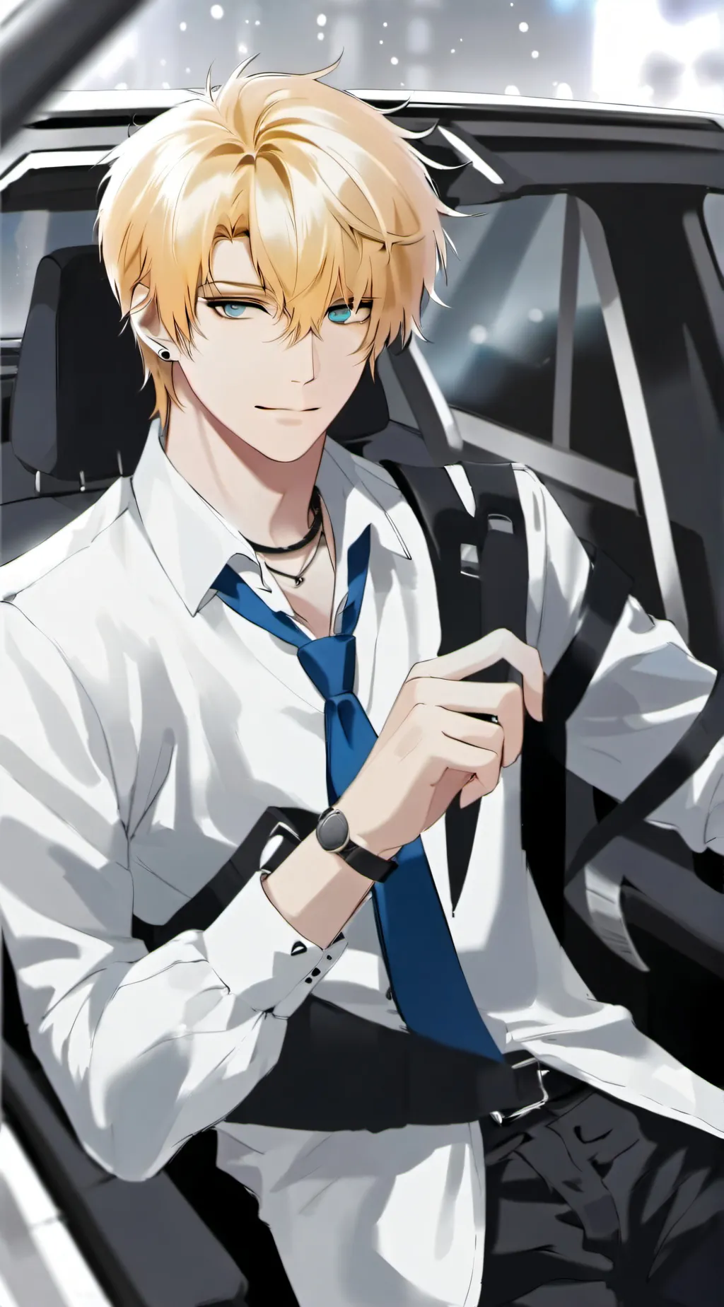 ai character: mat background