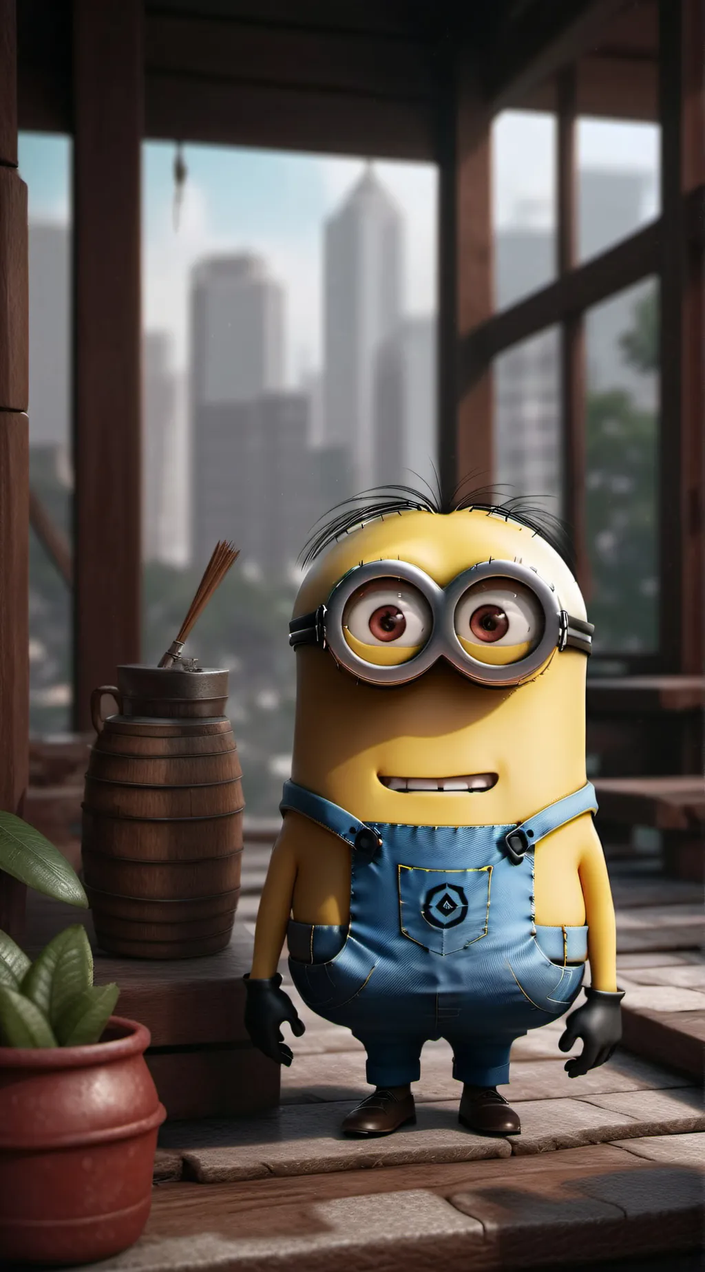 ai character: Minions background