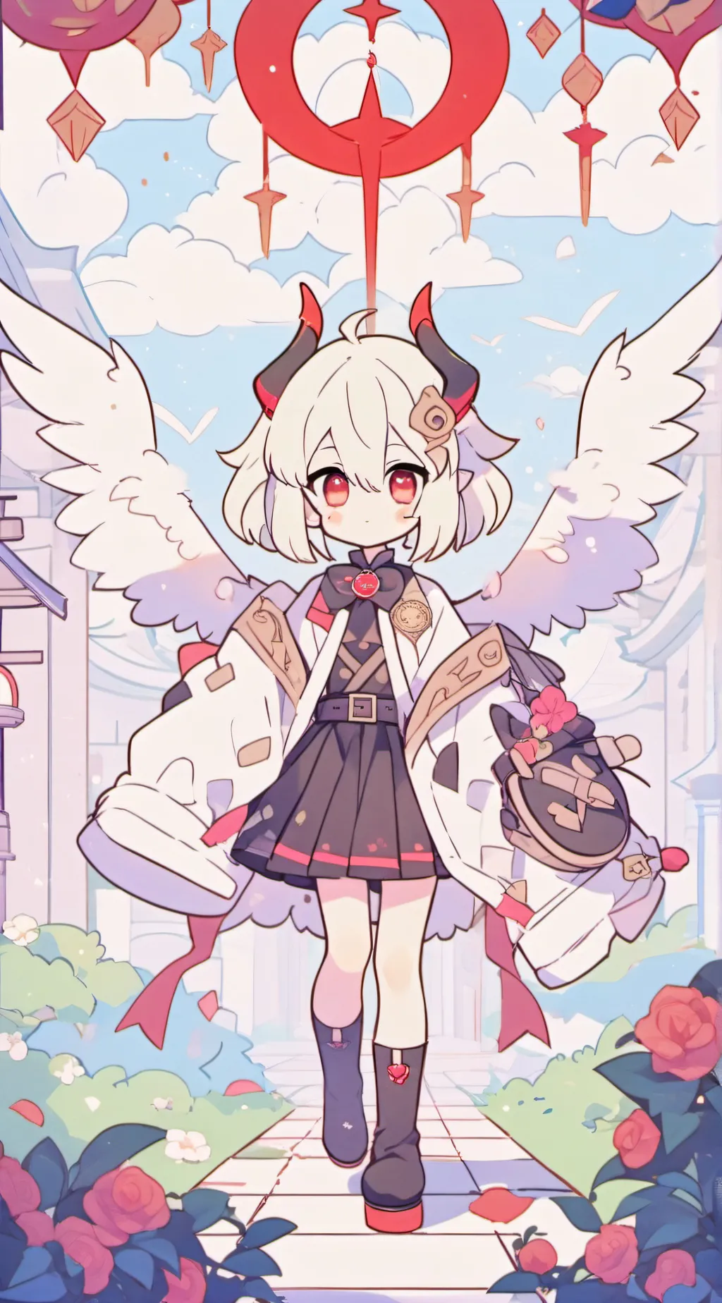 ai character: Hazbin Hotel background