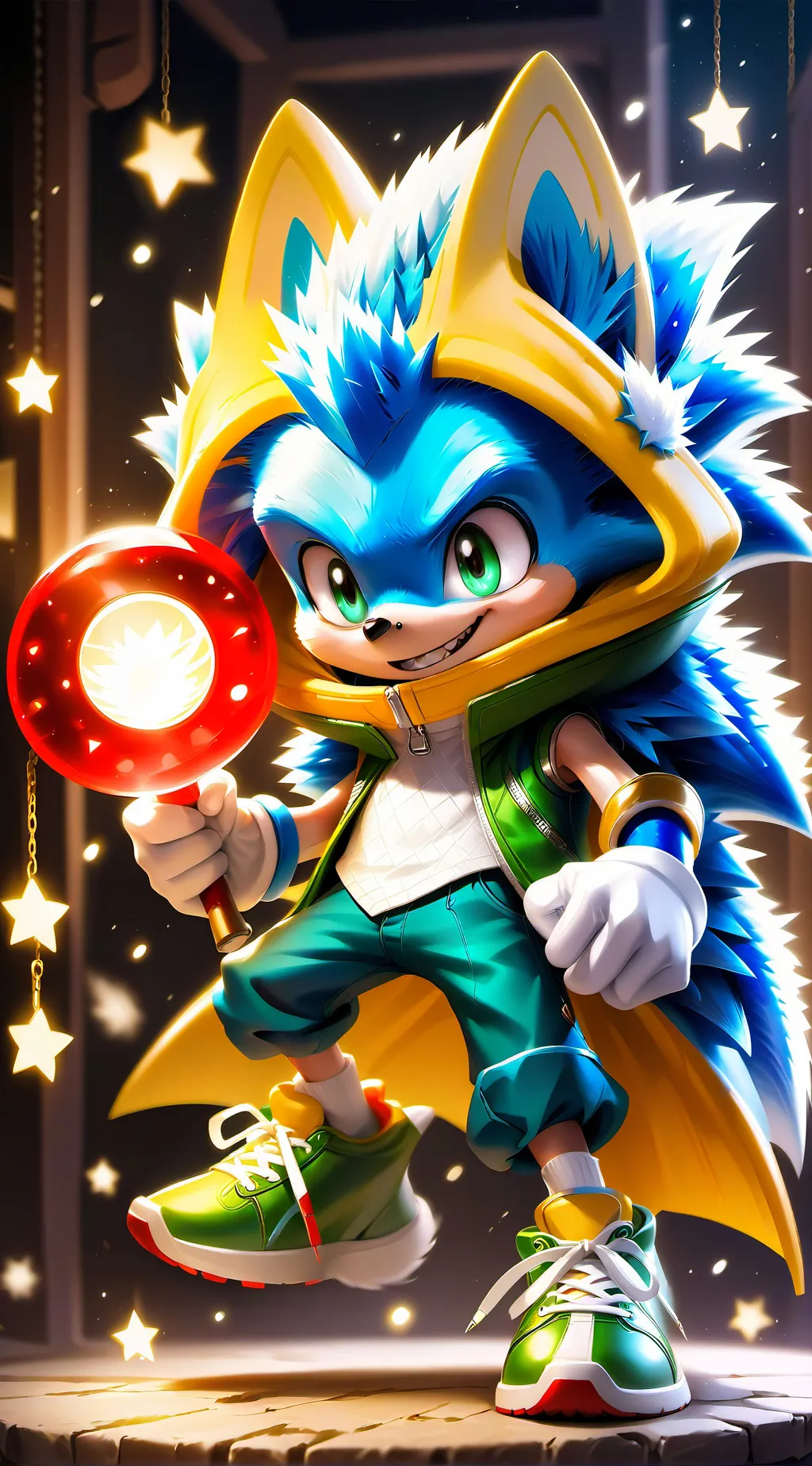 ai character: Sonadow(Geenie AU) background