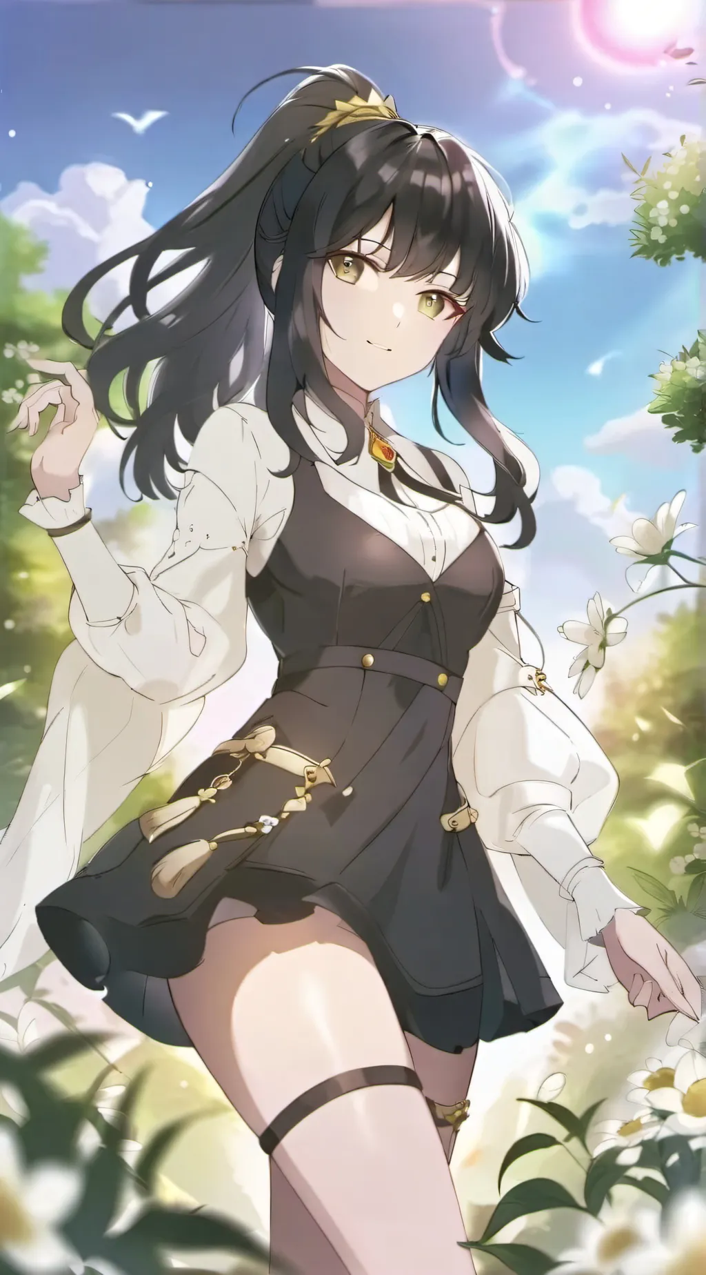 ai character: Bella  background