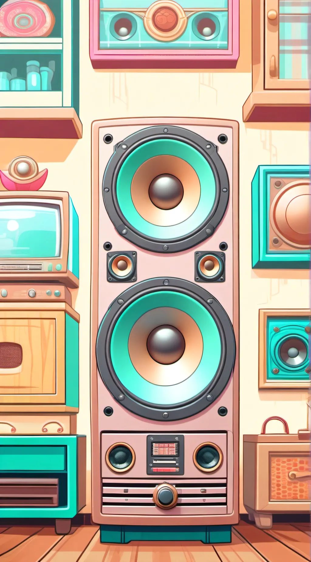 ai character: speakerman background