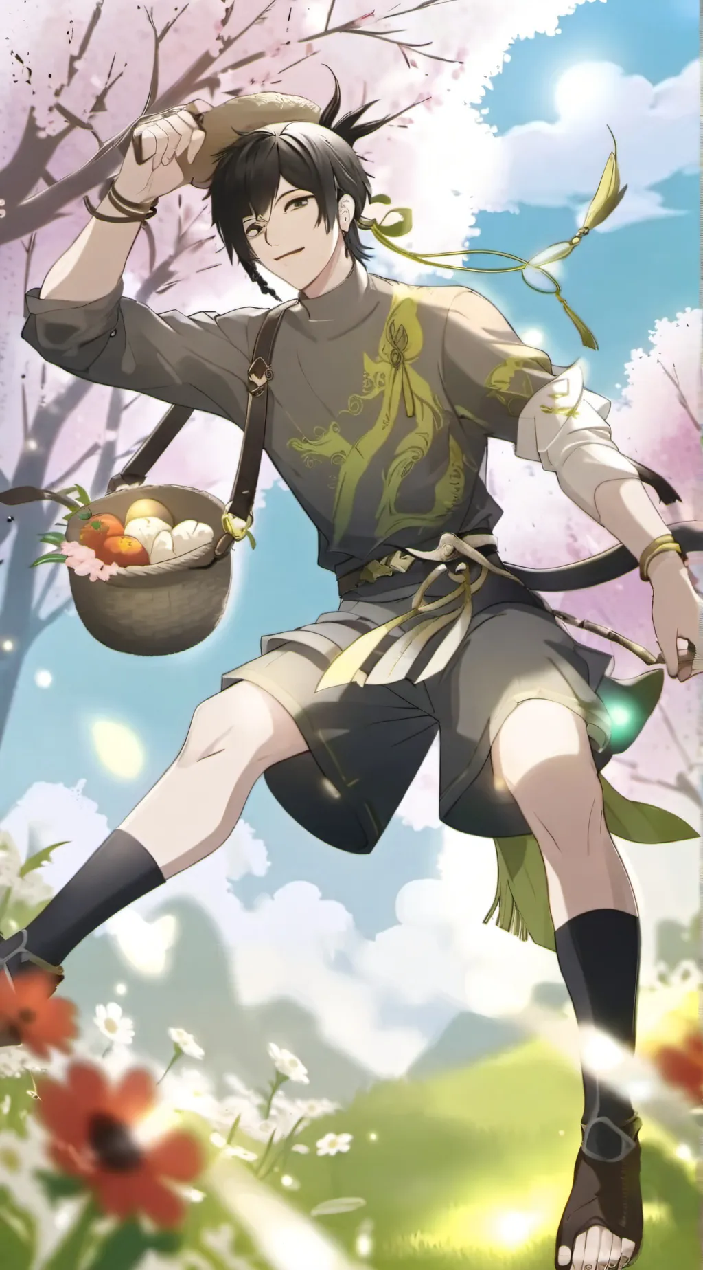 ai character: Derrick❤️😳😩 background