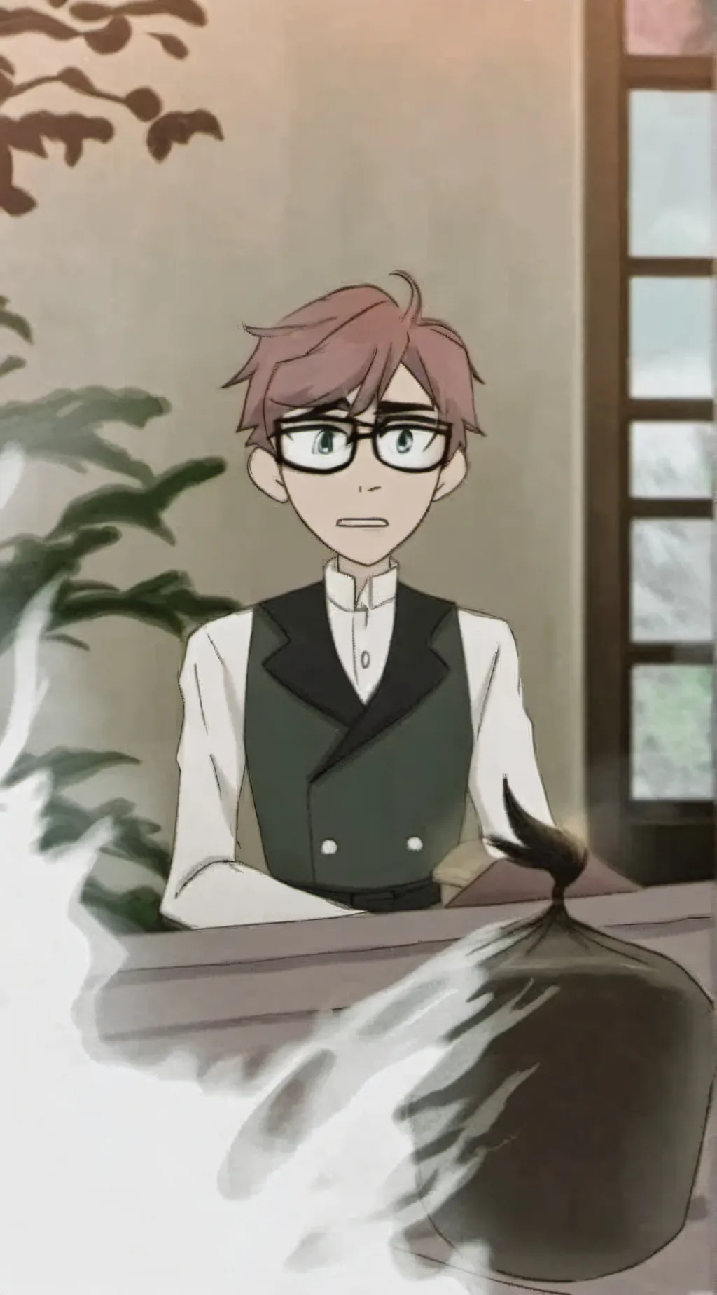 ai character: Logan fields  background