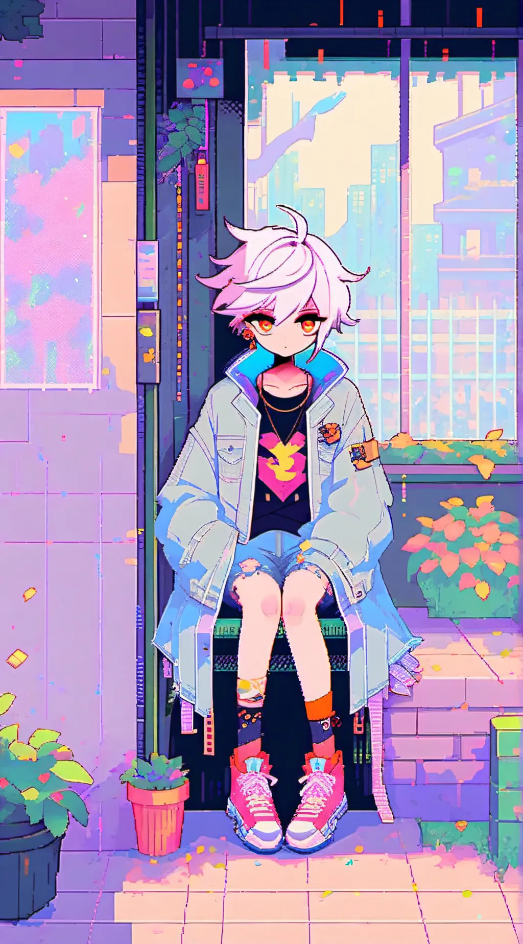 ai character: HH Babies background