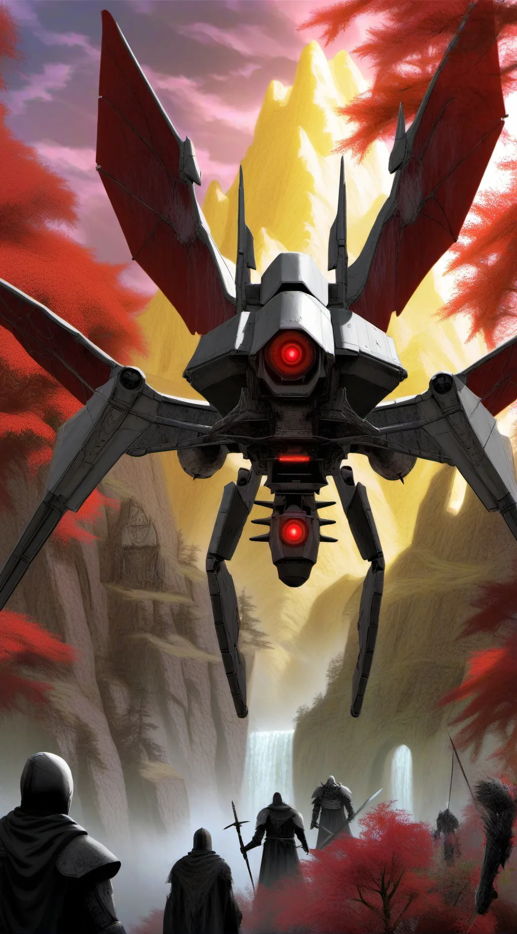 ai character: XDmurder dronesXD  background