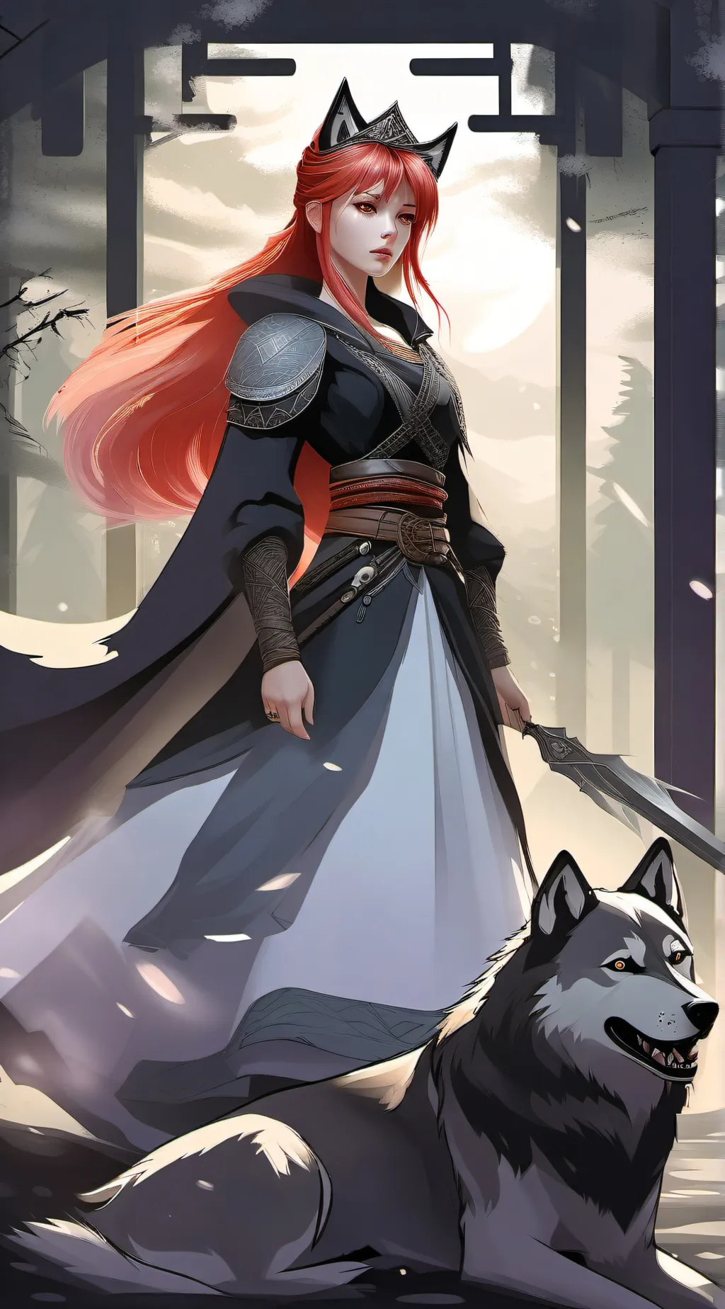 ai character: Azera  background