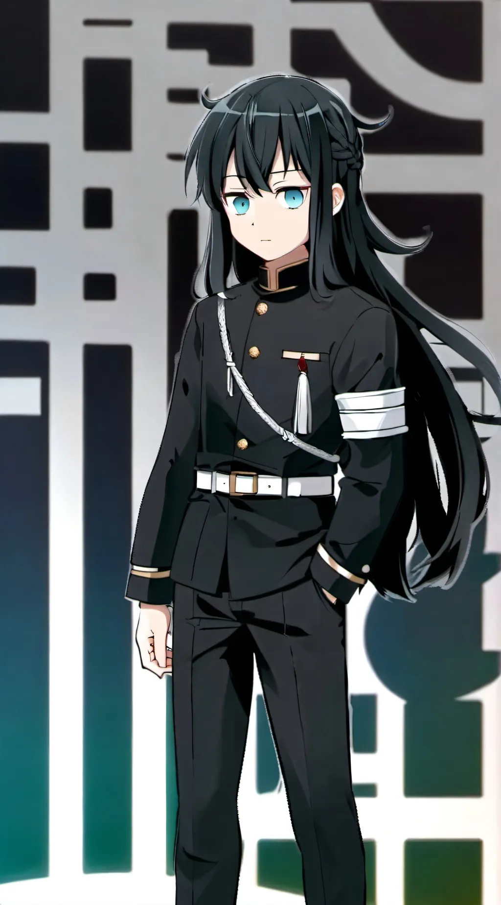 ai character: muichiro tokito  background