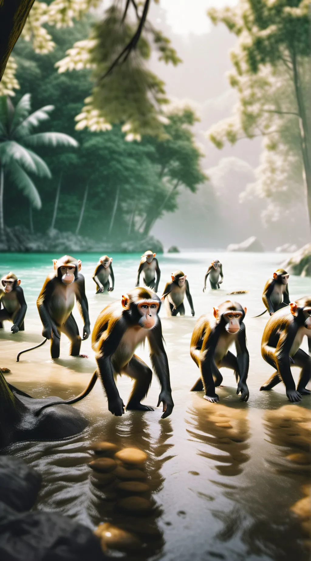 ai character: Gorilla tag background