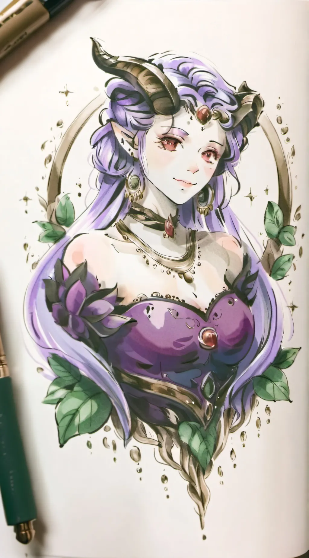 ai character: Luna  background