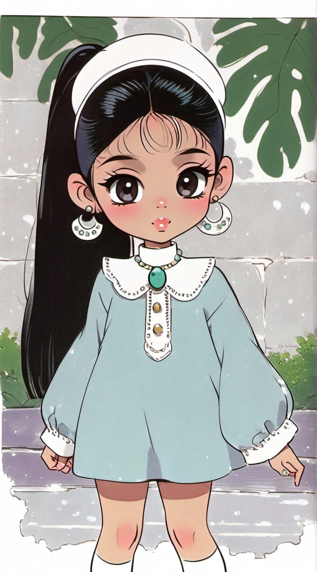 ai character: U Engel in room background