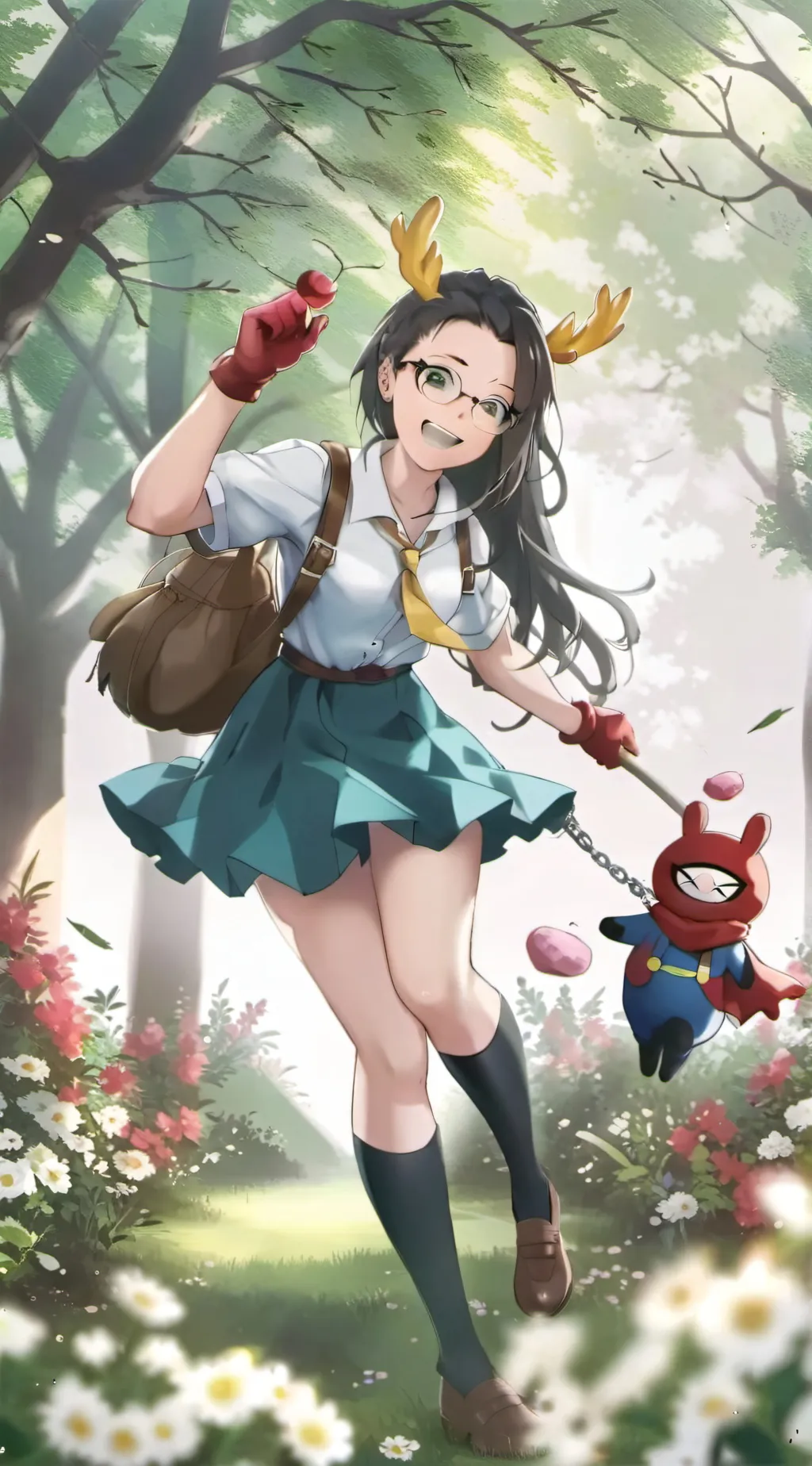 ai character: Roomie x MHA boys background