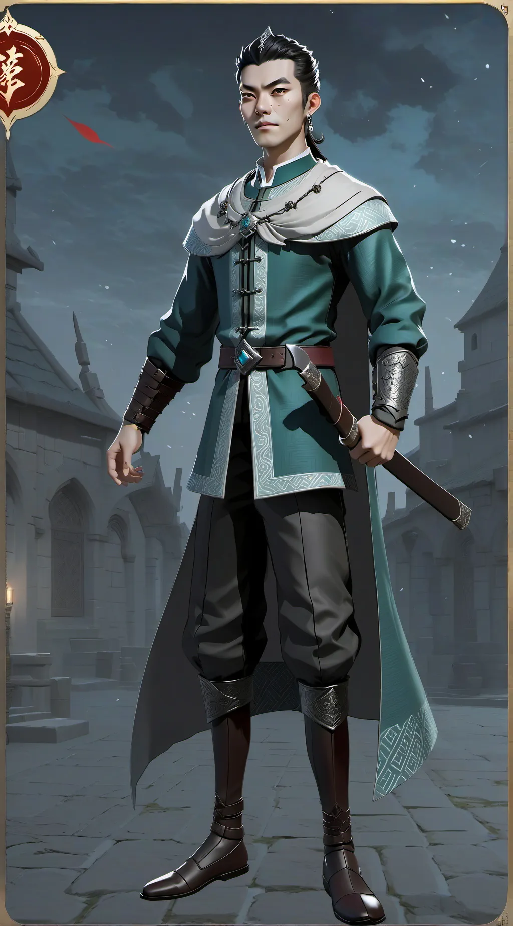 ai character: Nathaniel  background