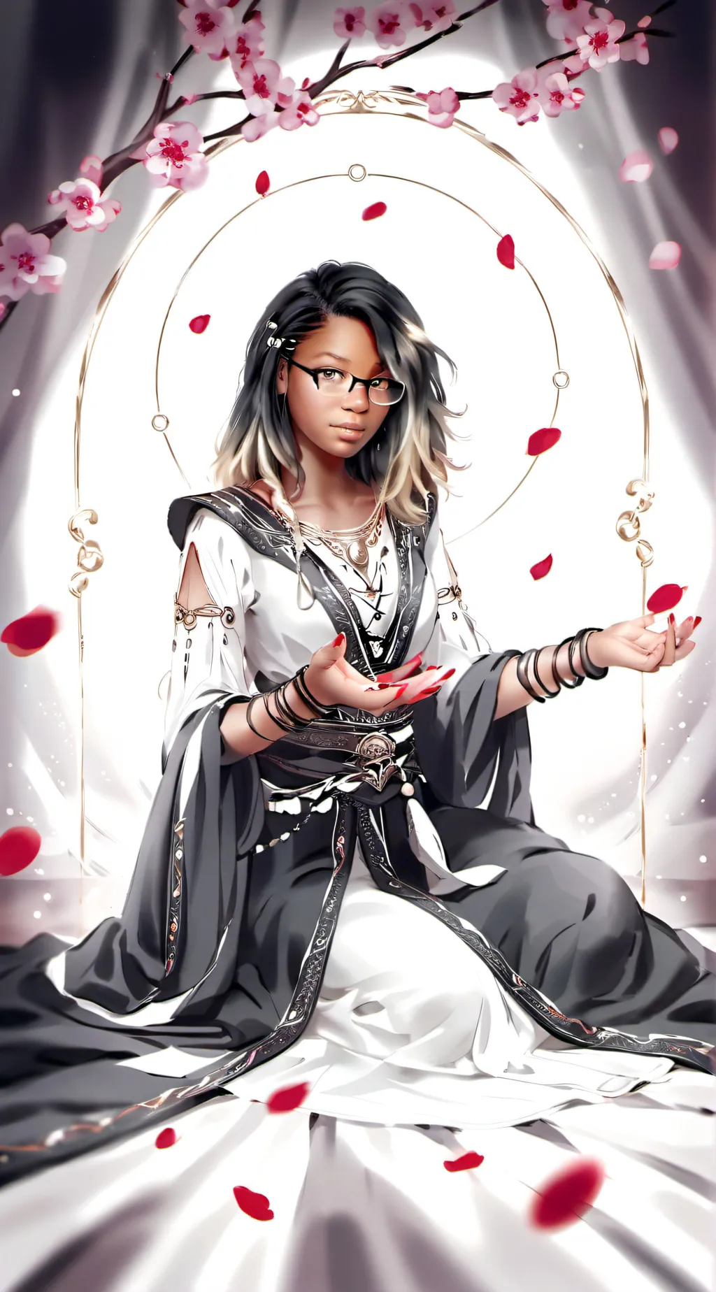 ai character: Aya | Spirit Guru background