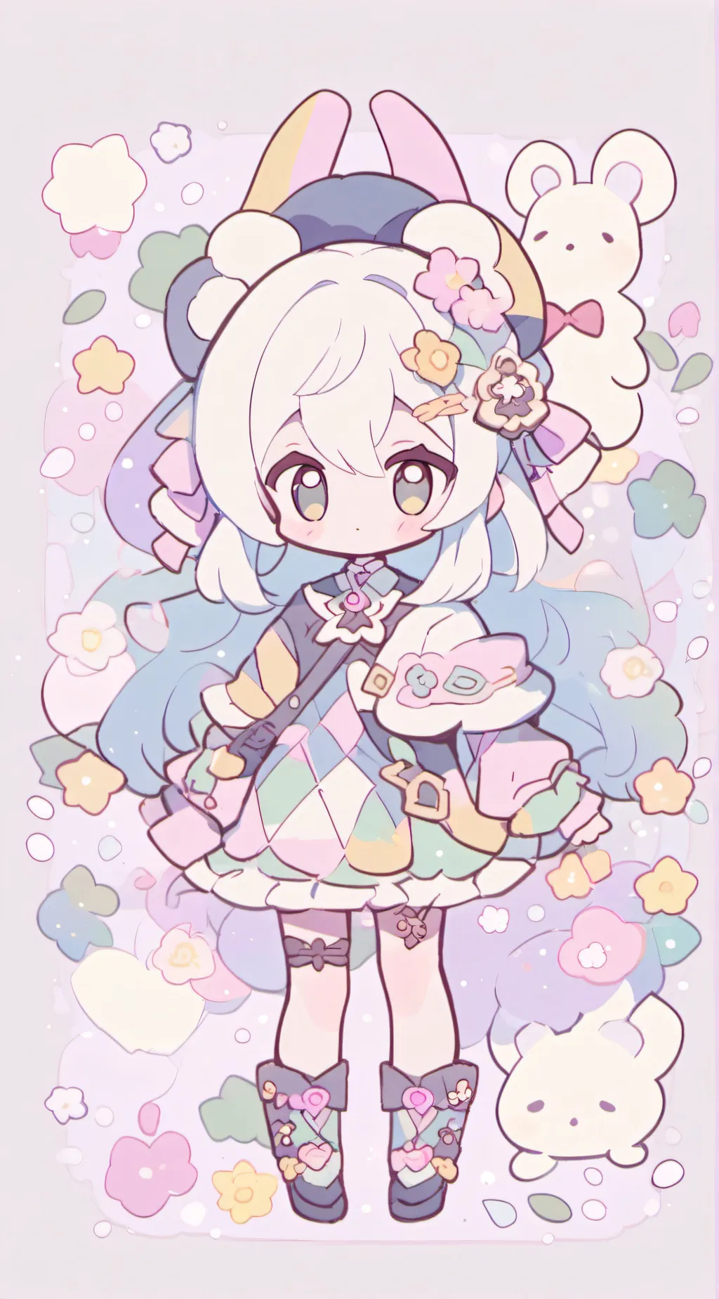 ai character: Tododeku sleepover background