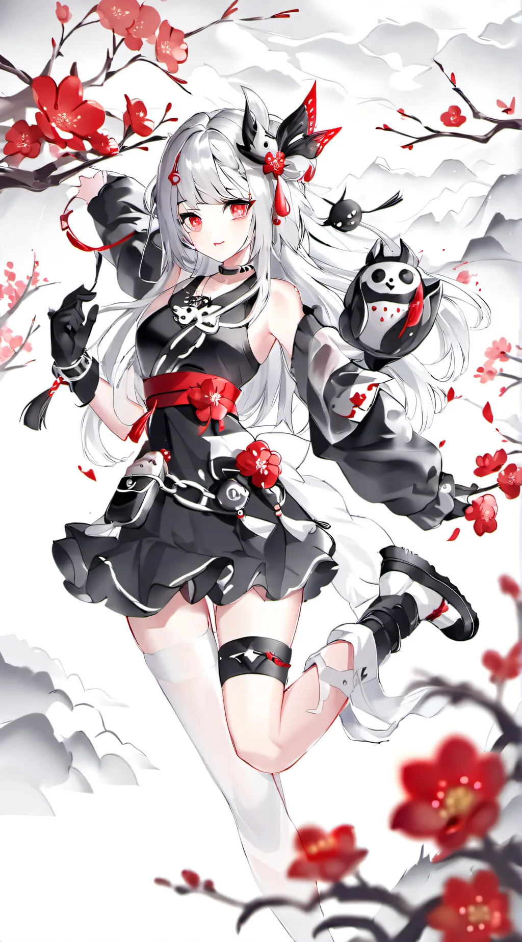 ai character: Luna background