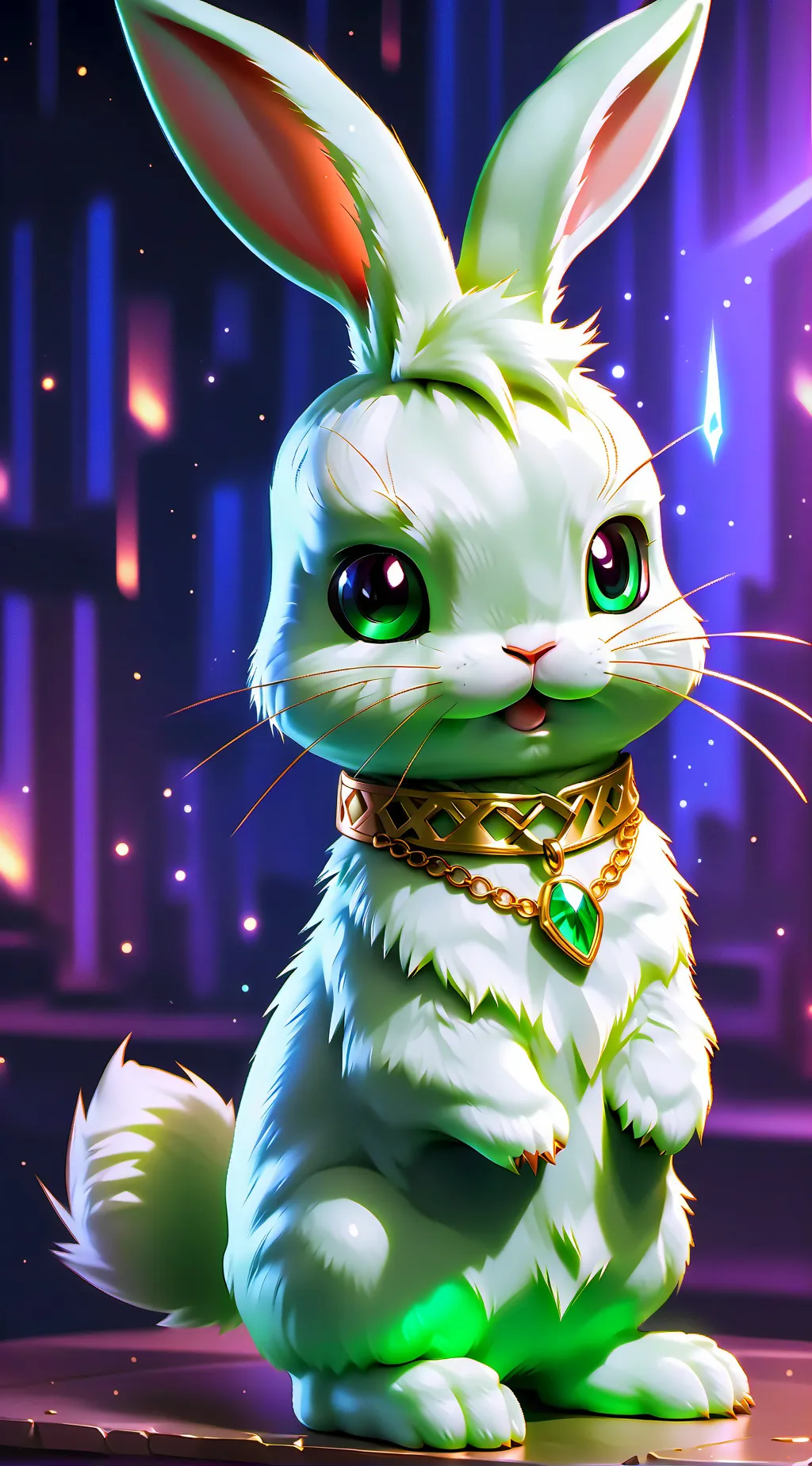 ai character: Hoppy hopscotch  background