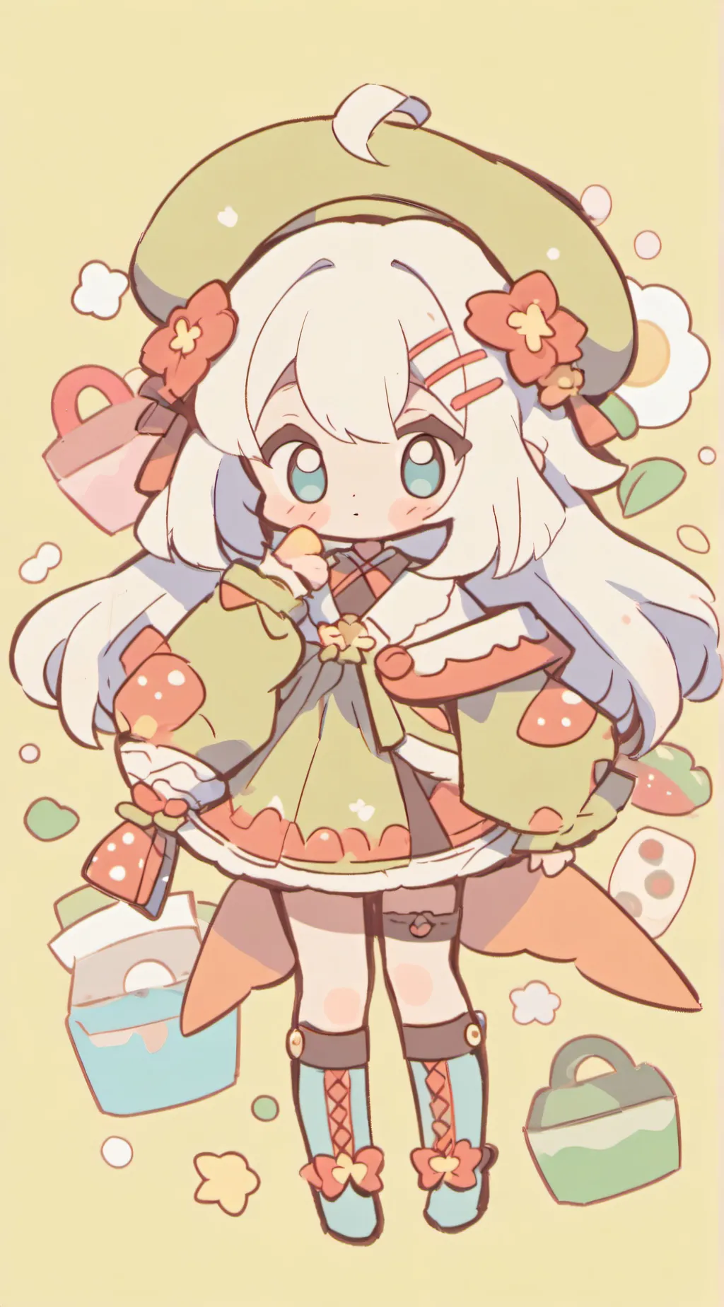 ai character: bellathewolf background